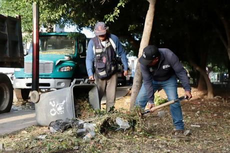 Alcalde Enrique Galindo lleva Capital al 100 a la colonia Terremoto con más seguridad e iluminación