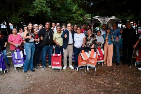 Alcalde Enrique Galindo lleva Capital al 100 a la colonia Terremoto con más seguridad e iluminación