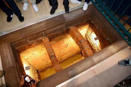 Descubren túnel histórico en el barrio fundacional de Tlaxcala