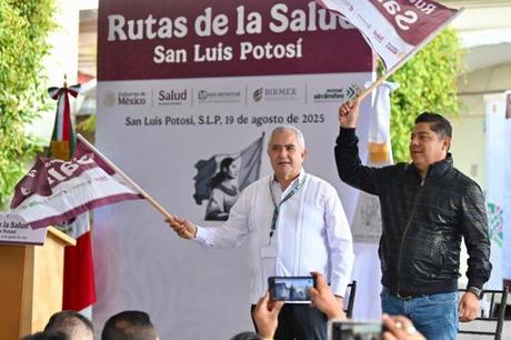Con apoyo de Ricardo Gallardo inicia en San Luis programa Rutas de la Salud