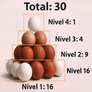 Aquí está la respuesta a cuántos huevos hay en la pirámide