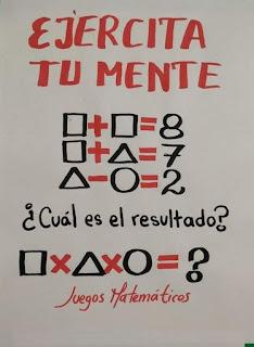 Ejercicio mental matemático Ejercicio mental matemático