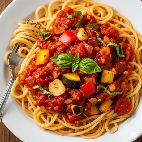 Fideos con Salsa Casera de Vegetales: ¡Sabor y Nutrición en tu Mesa!