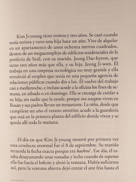 Kim Ji-young, nacida en 1982, de Cho Nam-joo Kim Ji-young, nacida en 1982, de Cho Nam-joo