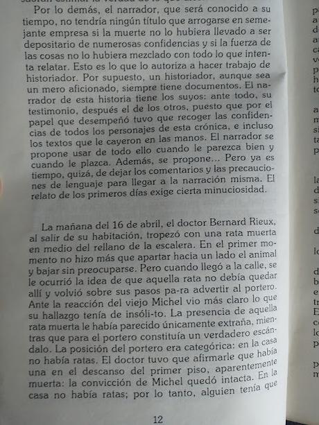 La peste, de Albert Camus La peste, de Albert Camus