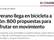 verano llega bicicleta Gijón, revienta constatarlo