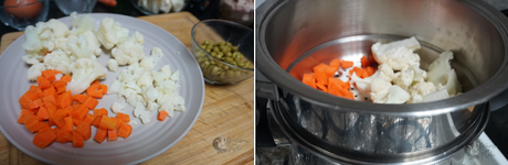 Ensaladilla rusa sin patata ( con coliflor)