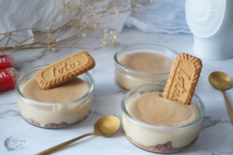 Vasitos de crema con galletas Lotus