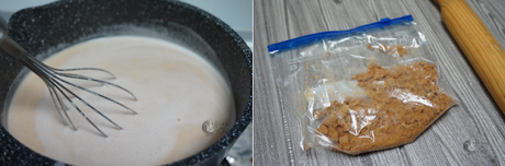 Vasitos de crema con galletas Lotus