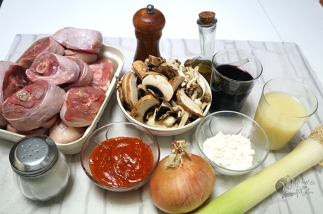 Osobuco de pavo al vino tinto Osobuco de pavo al vino tinto