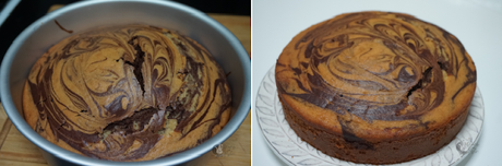 Bizcocho marmolado Bizcocho marmolado