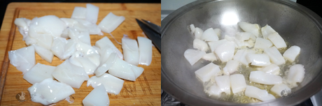 Bacalao en salsa con sepia Bacalao en salsa con sepia