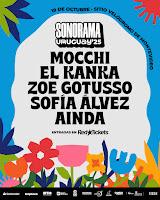 Cartel del Sonorama Uruguay 2025 en el Velódromo de Montevideo