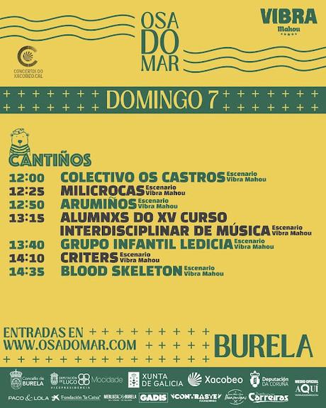 Horarios del Osa do Mar 2025 en Burela Horarios del Osa do Mar 2025 en Burela