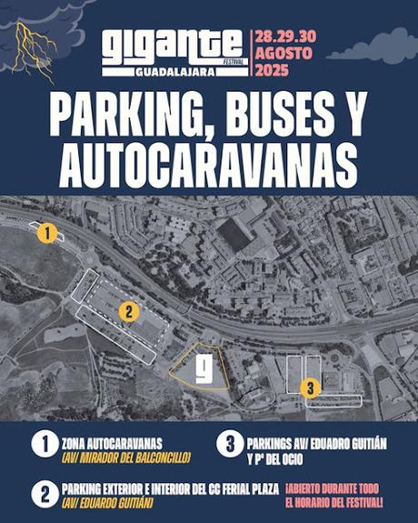 Parkings Festival Gigante 2025 Parkings Festival Gigante 2025