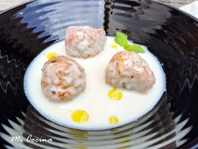 BRANDADA DE BOQUERONES CON SUS ALBONDIGUILLAS AL ESTILO DEL CHEF JUAN JOSÉ CARMONA