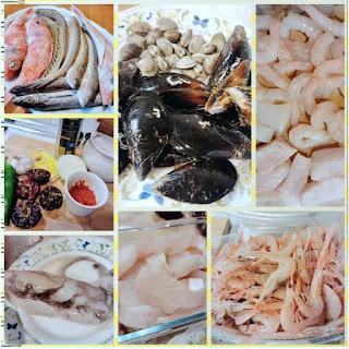 CAZUELA DE ARROZ CALDOSO DE PESCADOS Y MARISCOS