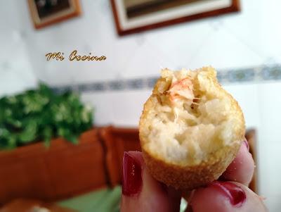 CROQUETAS DE GAZPACHUELO MALAGUEÑO