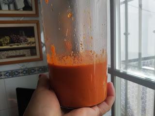 CAZUELA DE ARROZ CALDOSO CON BROTOLAS Y  GAMBAS ROJAS