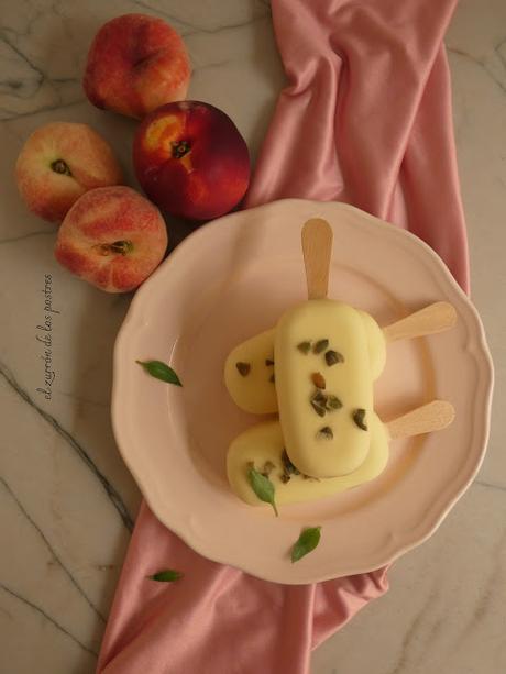 Polo Helado de Paraguayo y Queso