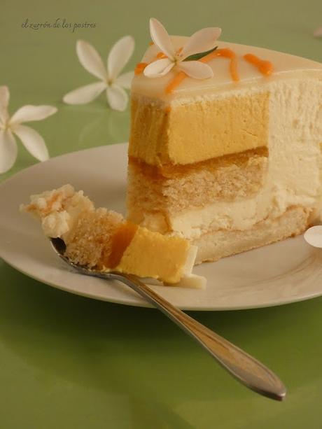 Entremet Semifrío de Mango