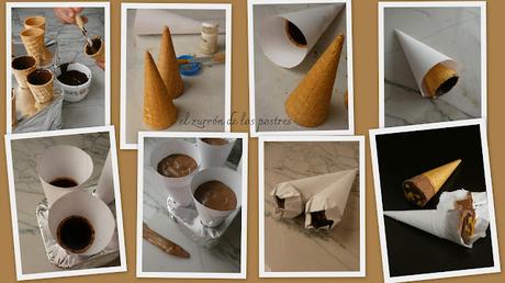 Cornetos de Chocolate y Naranja