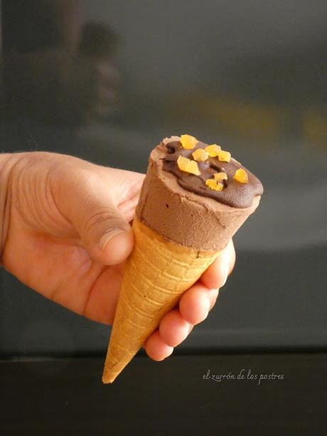 Cornetos de Chocolate y Naranja