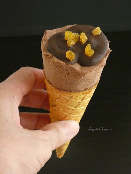 Cornetos de Chocolate y Naranja