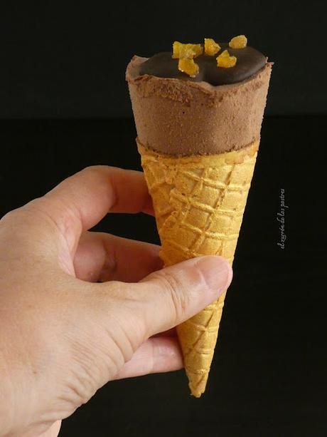 Cornetos de Chocolate y Naranja