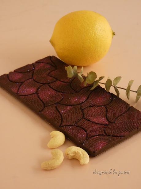 Tableta de Chocolate Anacardos y Limón Tableta de Chocolate Anacardos y Limón