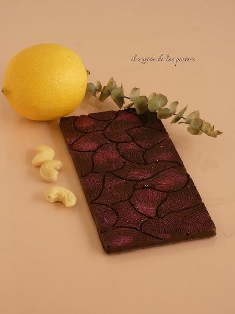 Tableta de Chocolate Anacardos y Limón Tableta de Chocolate Anacardos y Limón