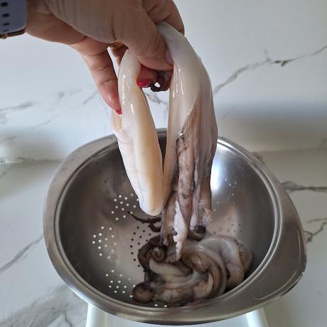 Pulpo de ración a la plancha con arroz basmati Pulpo de ración a la plancha con arroz basmati