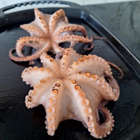 Pulpo de ración a la plancha con arroz basmati Pulpo de ración a la plancha con arroz basmati