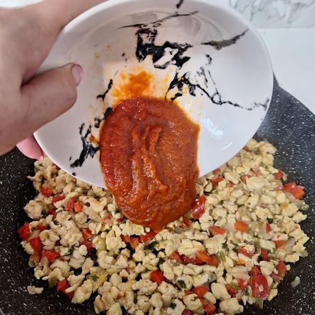 Empanadillas de pollo y verduras en airfryer