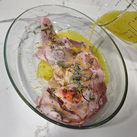 Paletilla de cordero con verduras asada al horno Paletilla de cordero con verduras asada al horno