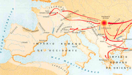 ¿DE REHÉN A SALVADOR? CRONOLOGÍA DEL ASCENSO Y CAIDA DE FLAVIO AECIO, EL ULTIMO ROMANO.