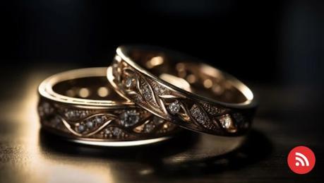 Anillo de compromiso de oro