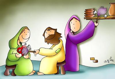 La mejor parte es aprender de Jesús a sus pies