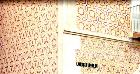 Murales geométricos dieciochescos en Málaga