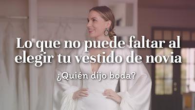 Lo que no puede faltar al elegir tu vestido de novia
