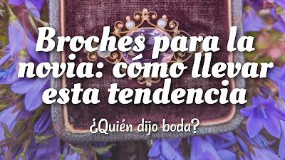 Broches para la novia: cómo llevar esta tendencia