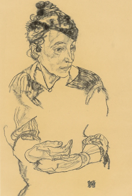 Egon Schiele, últimos cuatro años Madre de Egon Marie Schiele