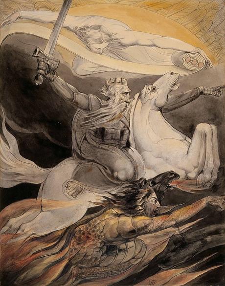 William Blake La muerte en un caballo pálido