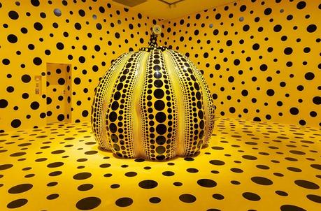 gran calabaza gigantesca yayoi kusama