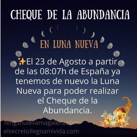✨ El 23 de Agosto Cheque de la Abundancia