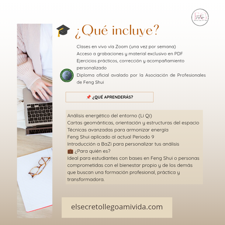 ✨Curso Feng Shui Clásico Estrellas voladoras✨🔺Comenzamos el 16 de octubre a las 18:00h