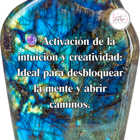 ✨ ¿Buscas protección y transformación? La labradorita es tu piedra.🌌