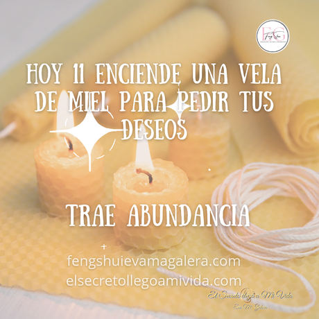 ☀️Ritual Abundancia Vela de Miel, Canela y Azúcar☀️