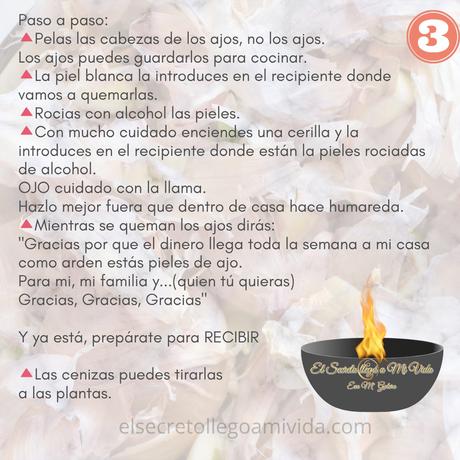 🌟 Ritual de los Ajos para el Dinero