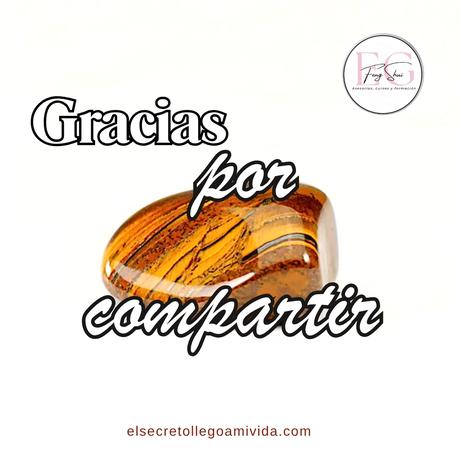 ✨ El ojo de tigre es la piedra del coraje y la abundancia.🧡